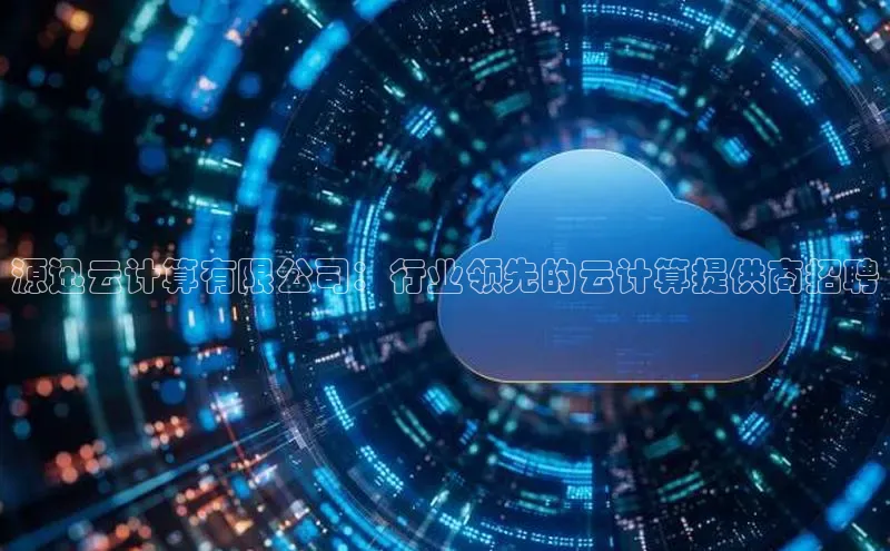 意昂体育4百度健康源迅云计算有限公司：行业领先的云计算提供商招聘