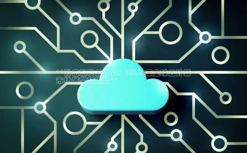 EON4雷柏科技**孙宏斌谈云计算：2023 年全球云计算
市场展望和趋势**