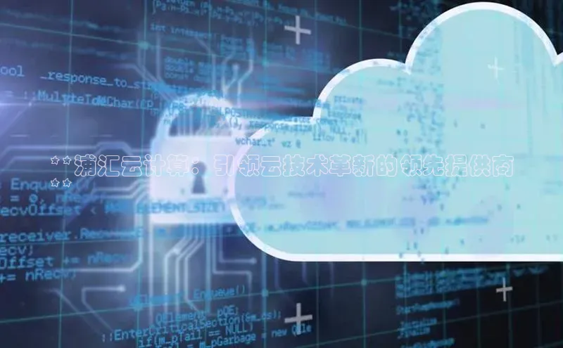 EON4招商百度数据开放平台**浦汇云计算：引领云技术革新的领先提供商
**