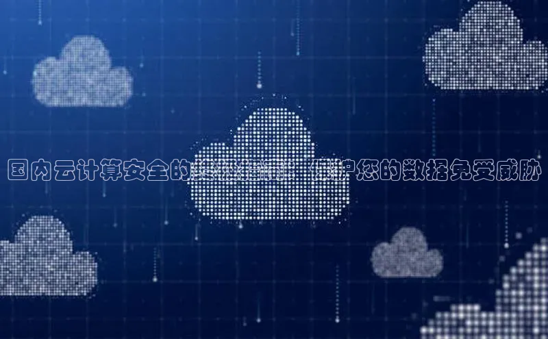 EON4官网度小满理财国内云计算安全的终极指南：保护您的数据免受威胁